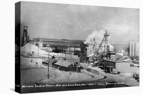 Wyoming - Westwaco Chlorine Production Mine near Green River-Lantern Press-Stretched Canvas