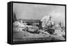 Wyoming - Westwaco Chlorine Production Mine near Green River-Lantern Press-Framed Stretched Canvas