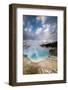 Wyoming, Yellowstone National Park. Clouds and Steam Converging at Excelsior Geyser-Judith Zimmerman-Framed Photographic Print