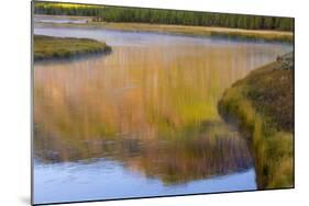 Wyoming, Yellowstone National Park. Morning on the Madison River-Jaynes Gallery-Mounted Photographic Print