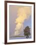 Wyoming, Yellowstone National Park, Old Faithful Geyser Erupting-Elizabeth Boehm-Framed Photographic Print