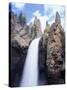 Wyoming, Yellowstone National Park, Tower Falls on Tower Creek-Christopher Talbot Frank-Stretched Canvas