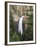 Wyoming, Yellowstone National Park, Tower Falls on Tower Creek-Christopher Talbot Frank-Framed Premium Photographic Print