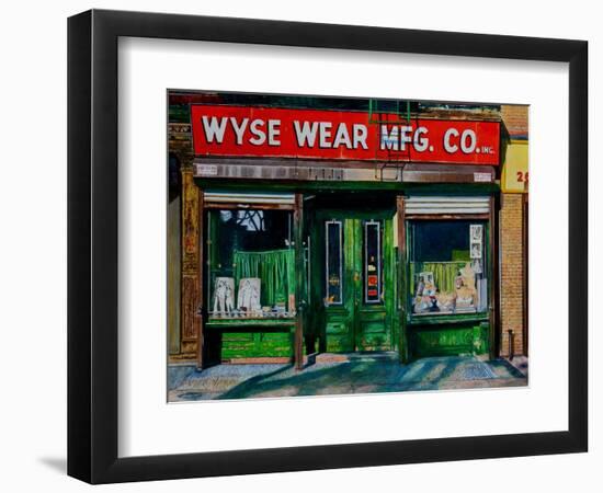 Wysewear Mfg. Co., 2016-Anthony Butera-Framed Premium Giclee Print