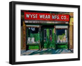 Wysewear Mfg. Co., 2016-Anthony Butera-Framed Giclee Print
