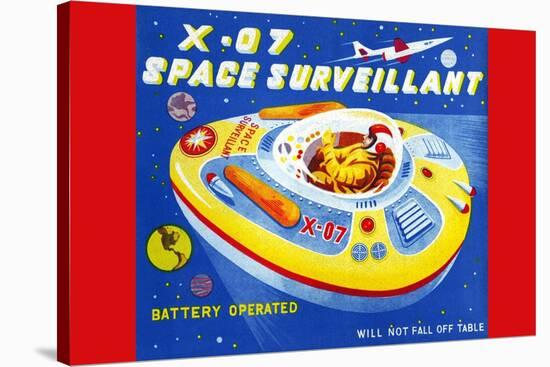 X-07 Space Surveillant-null-Stretched Canvas