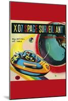 X-07 Space Surveillant-null-Mounted Art Print