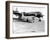 X-1-2 on Ramp with Boeing B-29 Photograph - Edwards AFB, CA-Lantern Press-Framed Art Print