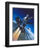 X-15 Rocket Plane-Wilf Hardy-Framed Premium Giclee Print