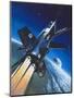 X-15 Rocket Plane-Wilf Hardy-Mounted Premium Giclee Print