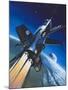 X-15 Rocket Plane-Wilf Hardy-Mounted Premium Giclee Print