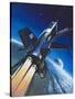 X-15 Rocket Plane-Wilf Hardy-Stretched Canvas