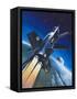 X-15 Rocket Plane-Wilf Hardy-Framed Stretched Canvas