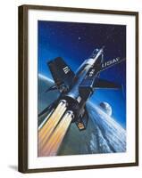 X-15 Rocket Plane-Wilf Hardy-Framed Giclee Print