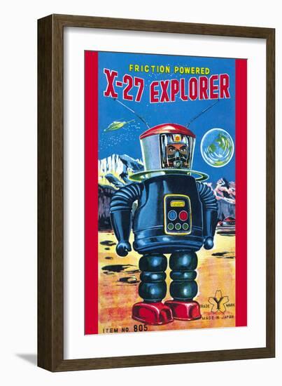 X-27 Explorer-null-Framed Art Print