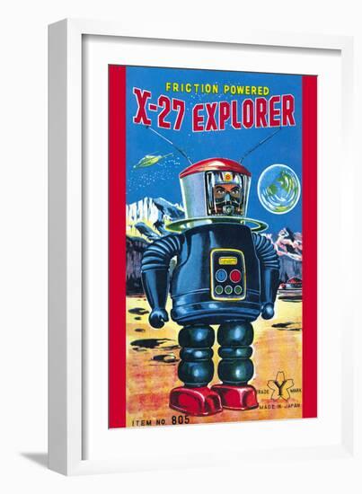 X-27 Explorer-null-Framed Art Print