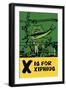 X is for Xiphius-Charles Buckles Falls-Framed Art Print