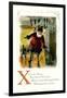 X is for Xmas-null-Framed Art Print