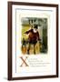 X is for Xmas-null-Framed Art Print