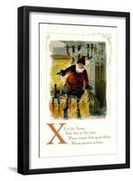 X is for Xmas-null-Framed Art Print