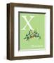 X is for Xylophone (green)-Theodor (Dr. Seuss) Geisel-Framed Art Print