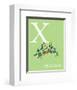 X is for Xylophone (green)-Theodor (Dr. Seuss) Geisel-Framed Art Print