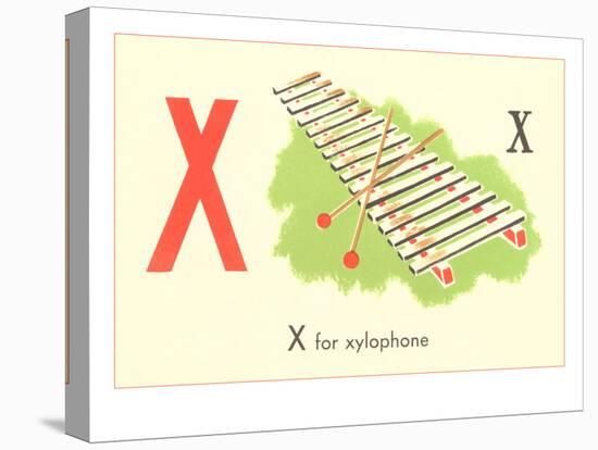 X is for Xylophone-null-Stretched Canvas