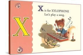 X is for Xylophone-null-Stretched Canvas