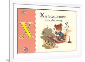 X is for Xylophone-null-Framed Premium Giclee Print