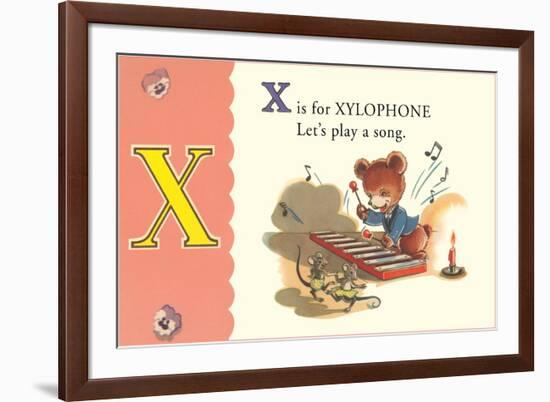 X is for Xylophone-null-Framed Premium Giclee Print