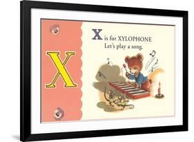 X is for Xylophone-null-Framed Premium Giclee Print