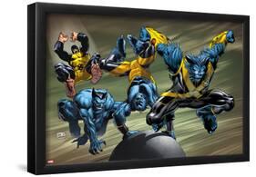 X-Men Evolutions No.1: Beast-Lee Weeks-Framed Poster