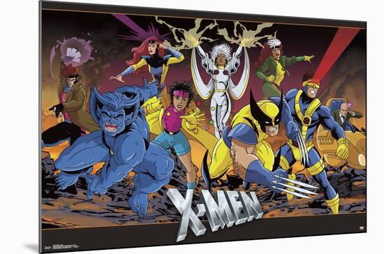 X-Men - Group-null-Mounted Poster