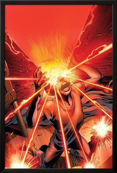 X-Men: Legacy No.214 Cover: Cyclops-Alan Davis-Lamina Framed Poster