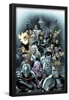 X-Men Legacy No.245 Cover: Cyclops, Avalanche, Angel, Colossus, Storm, and Gambit-Leinil Francis Yu-Framed Poster