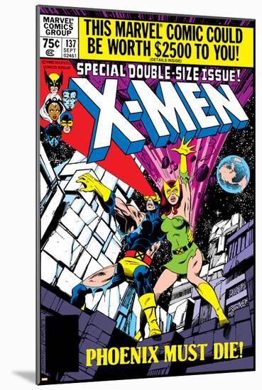 X-Men No.137 Cover: Cyclops, Grey and Jean-John Byrne-Mounted Poster