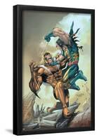 X-Men No.164 Cover: Wolverine and Sabretooth-Salvador Larroca-Framed Poster