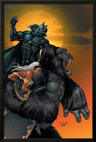 X-Men No.176 Cover: Storm, Black Panther and Super Apes-Salvador Larroca-Lamina Framed Poster