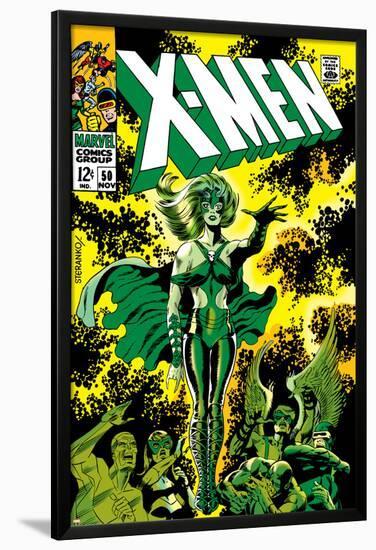 X-Men No.51 Cover: Dane, Lorna and X-Men-Jim Steranko-Lamina Framed Poster