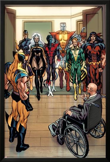 X-Men Origins: Wolverine No.1 Group: Storm-Mark Texeira-Lamina Framed Poster