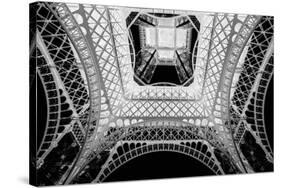 X-ray - Beneath the Eiffel Tower-John Harper-Stretched Canvas