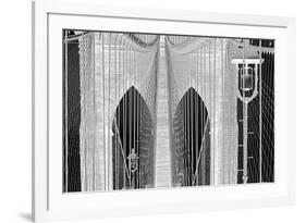 X-ray - Brooklyn Bridge III-Tony Koukos-Framed Giclee Print