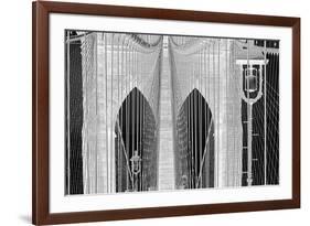 X-ray - Brooklyn Bridge III-Tony Koukos-Framed Giclee Print