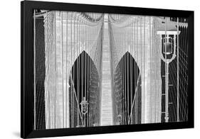X-ray - Brooklyn Bridge III-Tony Koukos-Framed Giclee Print
