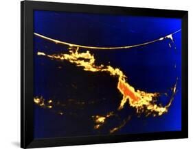 X-Ray Image of a Solar Flare-null-Framed Giclee Print