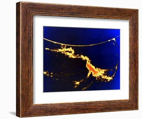 X-Ray Image of a Solar Flare-null-Framed Giclee Print