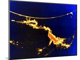 X-Ray Image of a Solar Flare-null-Mounted Giclee Print