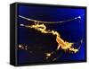 X-Ray Image of a Solar Flare-null-Framed Stretched Canvas