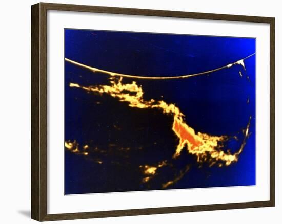 X-Ray Image of a Solar Flare-null-Framed Giclee Print