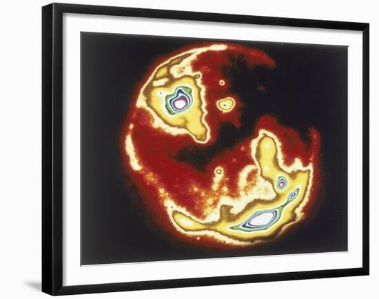 X-Ray Image of Sun, Skylab, 1970S-null-Framed Giclee Print